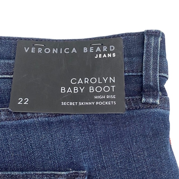 NEW Veronica Beard Carolyn High Rise Boot Jeans 22 - Picture 9 of 15